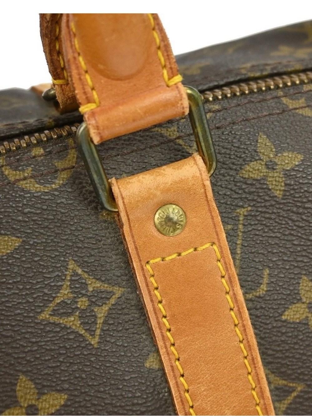 Authentic Louis Vuitton keepall 55 monogram duffle bag unisex travel - Picture 5 of 14